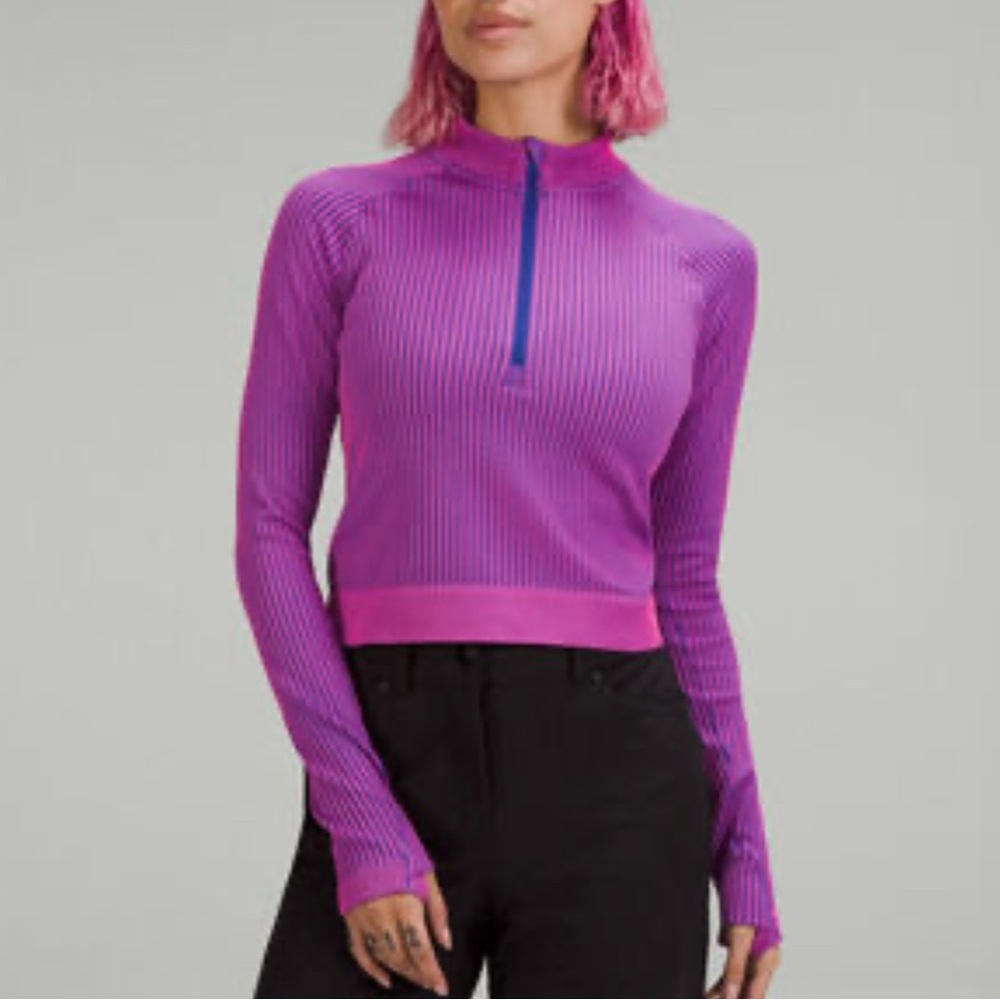 Lululemon Cropped Half Zip